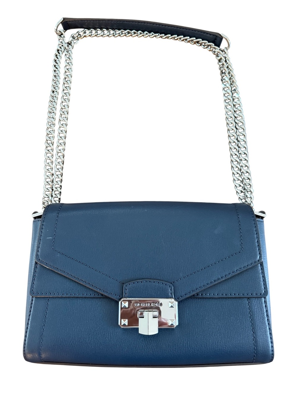 Michael Kors Kingsley Bag in Navy Leather